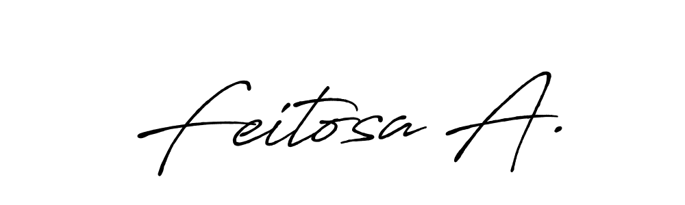 Make a beautiful signature design for name Feitosa A.. Use this online signature maker to create a handwritten signature for free. Feitosa A. signature style 7 images and pictures png