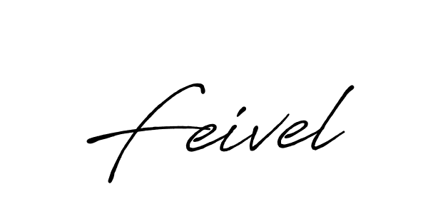 Make a beautiful signature design for name Feivel. With this signature (Antro_Vectra_Bolder) style, you can create a handwritten signature for free. Feivel signature style 7 images and pictures png