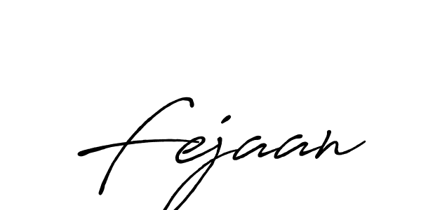 Create a beautiful signature design for name Fejaan. With this signature (Antro_Vectra_Bolder) fonts, you can make a handwritten signature for free. Fejaan signature style 7 images and pictures png