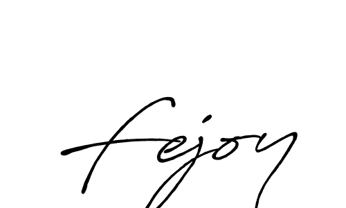 Use a signature maker to create a handwritten signature online. With this signature software, you can design (Antro_Vectra_Bolder) your own signature for name Fejoy. Fejoy signature style 7 images and pictures png