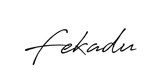 Also we have Fekadu name is the best signature style. Create professional handwritten signature collection using Antro_Vectra_Bolder autograph style. Fekadu signature style 7 images and pictures png