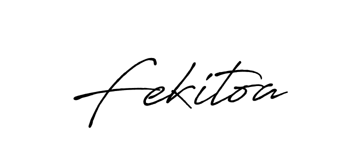 Design your own signature with our free online signature maker. With this signature software, you can create a handwritten (Antro_Vectra_Bolder) signature for name Fekitoa. Fekitoa signature style 7 images and pictures png