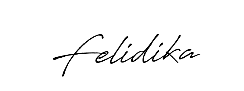 Once you've used our free online signature maker to create your best signature Antro_Vectra_Bolder style, it's time to enjoy all of the benefits that Felidika name signing documents. Felidika signature style 7 images and pictures png
