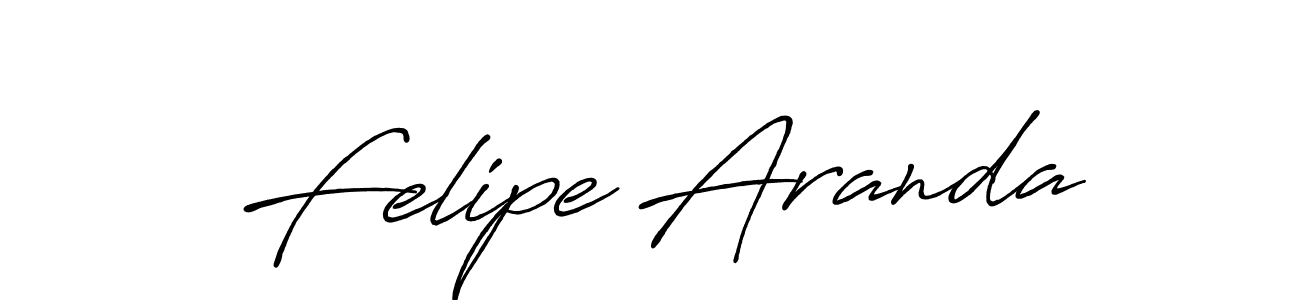 Design your own signature with our free online signature maker. With this signature software, you can create a handwritten (Antro_Vectra_Bolder) signature for name Felipe Aranda. Felipe Aranda signature style 7 images and pictures png