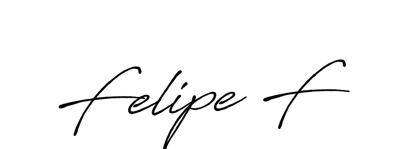 The best way (Antro_Vectra_Bolder) to make a short signature is to pick only two or three words in your name. The name Felipe F include a total of six letters. For converting this name. Felipe F signature style 7 images and pictures png