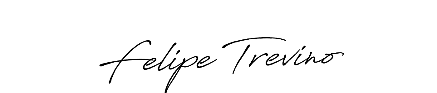 Create a beautiful signature design for name Felipe Trevino. With this signature (Antro_Vectra_Bolder) fonts, you can make a handwritten signature for free. Felipe Trevino signature style 7 images and pictures png