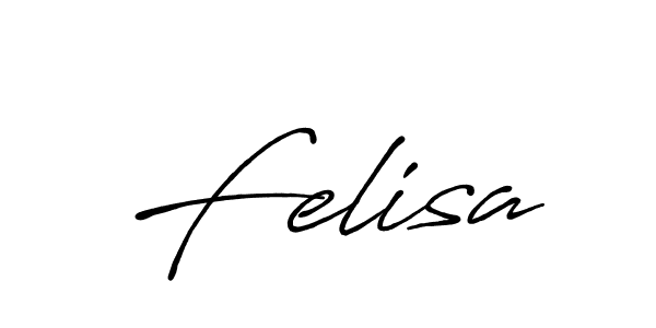 The best way (Antro_Vectra_Bolder) to make a short signature is to pick only two or three words in your name. The name Felisa include a total of six letters. For converting this name. Felisa signature style 7 images and pictures png