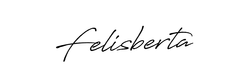 Use a signature maker to create a handwritten signature online. With this signature software, you can design (Antro_Vectra_Bolder) your own signature for name Felisberta. Felisberta signature style 7 images and pictures png