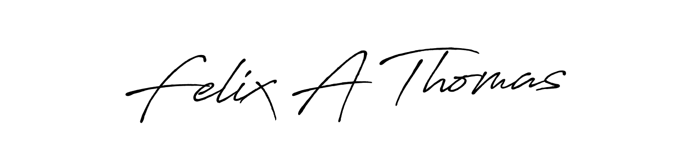 How to make Felix A Thomas name signature. Use Antro_Vectra_Bolder style for creating short signs online. This is the latest handwritten sign. Felix A Thomas signature style 7 images and pictures png