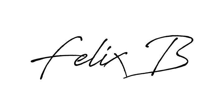 Also we have Felix B name is the best signature style. Create professional handwritten signature collection using Antro_Vectra_Bolder autograph style. Felix B signature style 7 images and pictures png