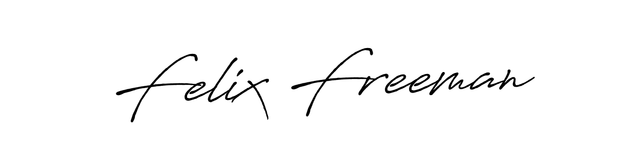 Create a beautiful signature design for name Felix Freeman. With this signature (Antro_Vectra_Bolder) fonts, you can make a handwritten signature for free. Felix Freeman signature style 7 images and pictures png