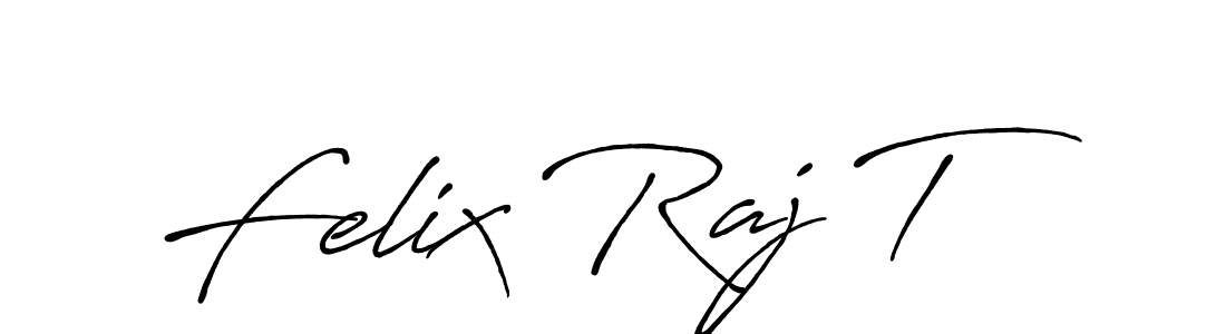 How to make Felix Raj T signature? Antro_Vectra_Bolder is a professional autograph style. Create handwritten signature for Felix Raj T name. Felix Raj T signature style 7 images and pictures png