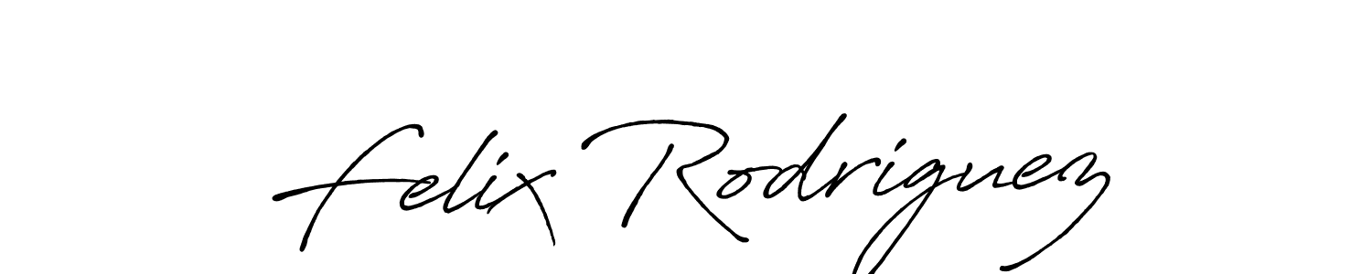Create a beautiful signature design for name Felix Rodriguez. With this signature (Antro_Vectra_Bolder) fonts, you can make a handwritten signature for free. Felix Rodriguez signature style 7 images and pictures png