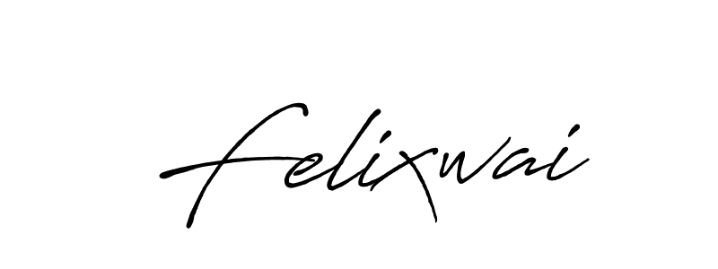 Use a signature maker to create a handwritten signature online. With this signature software, you can design (Antro_Vectra_Bolder) your own signature for name Felixwai. Felixwai signature style 7 images and pictures png