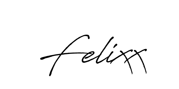 Design your own signature with our free online signature maker. With this signature software, you can create a handwritten (Antro_Vectra_Bolder) signature for name Felixx. Felixx signature style 7 images and pictures png