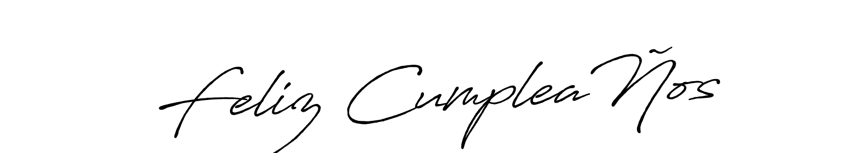 Also You can easily find your signature by using the search form. We will create Feliz CumpleaÑos name handwritten signature images for you free of cost using Antro_Vectra_Bolder sign style. Feliz CumpleaÑos signature style 7 images and pictures png