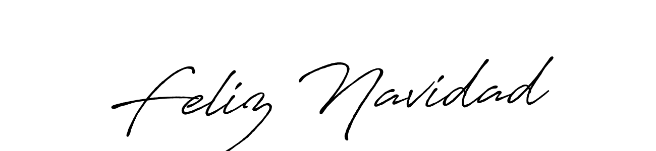 Feliz Navidad stylish signature style. Best Handwritten Sign (Antro_Vectra_Bolder) for my name. Handwritten Signature Collection Ideas for my name Feliz Navidad. Feliz Navidad signature style 7 images and pictures png