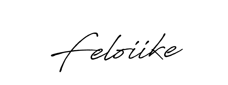 How to make Feloiike signature? Antro_Vectra_Bolder is a professional autograph style. Create handwritten signature for Feloiike name. Feloiike signature style 7 images and pictures png