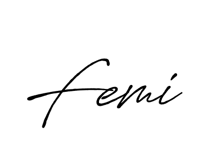 It looks lik you need a new signature style for name Femi. Design unique handwritten (Antro_Vectra_Bolder) signature with our free signature maker in just a few clicks. Femi signature style 7 images and pictures png