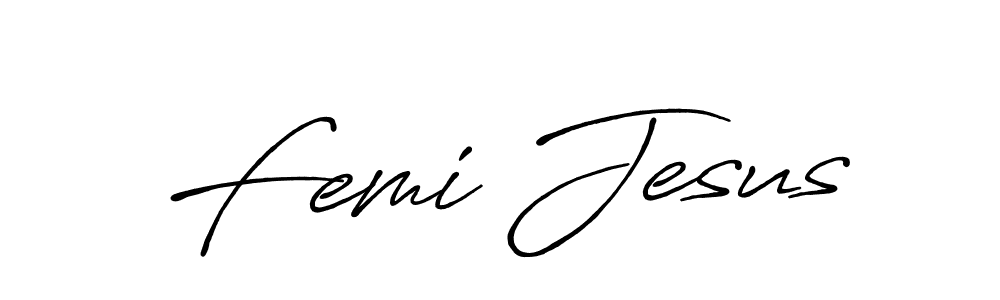 Make a beautiful signature design for name Femi Jesus. Use this online signature maker to create a handwritten signature for free. Femi Jesus signature style 7 images and pictures png