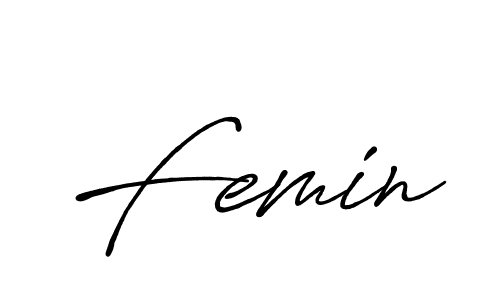 if you are searching for the best signature style for your name Femin. so please give up your signature search. here we have designed multiple signature styles  using Antro_Vectra_Bolder. Femin signature style 7 images and pictures png