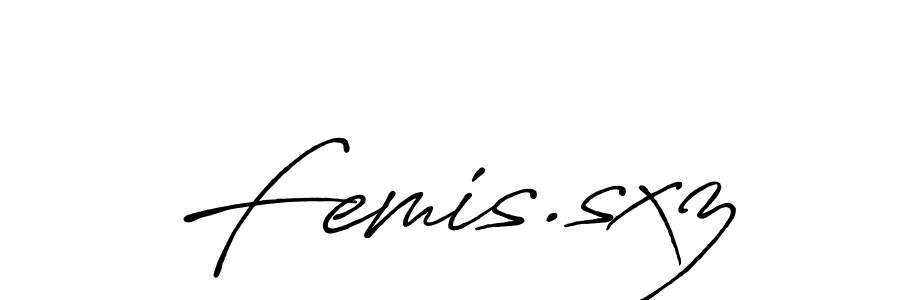 The best way (Antro_Vectra_Bolder) to make a short signature is to pick only two or three words in your name. The name Femis.sxz include a total of six letters. For converting this name. Femis.sxz signature style 7 images and pictures png