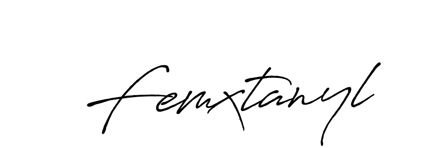 Make a beautiful signature design for name Femxtanyl. With this signature (Antro_Vectra_Bolder) style, you can create a handwritten signature for free. Femxtanyl signature style 7 images and pictures png