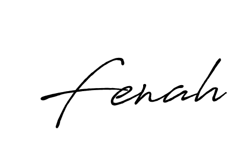 Use a signature maker to create a handwritten signature online. With this signature software, you can design (Antro_Vectra_Bolder) your own signature for name Fenah. Fenah signature style 7 images and pictures png