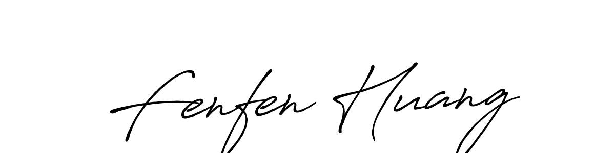 Also we have Fenfen Huang name is the best signature style. Create professional handwritten signature collection using Antro_Vectra_Bolder autograph style. Fenfen Huang signature style 7 images and pictures png