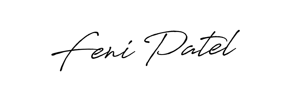 if you are searching for the best signature style for your name Feni Patel. so please give up your signature search. here we have designed multiple signature styles  using Antro_Vectra_Bolder. Feni Patel signature style 7 images and pictures png