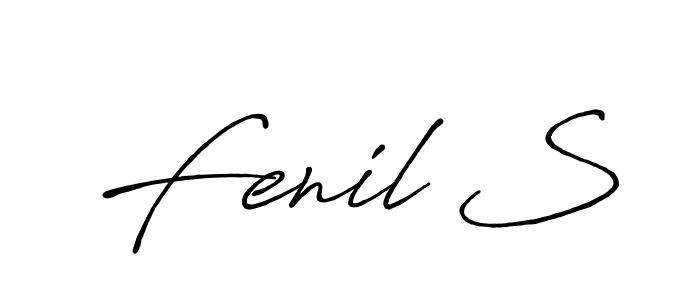 How to Draw Fenil S signature style? Antro_Vectra_Bolder is a latest design signature styles for name Fenil S. Fenil S signature style 7 images and pictures png