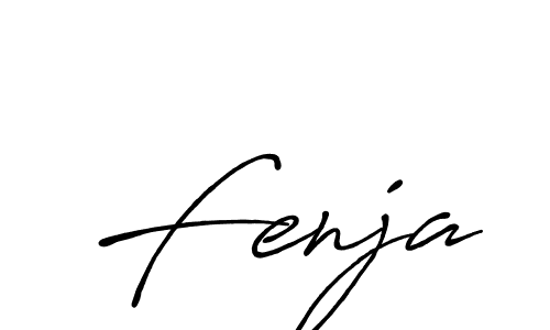 if you are searching for the best signature style for your name Fenja. so please give up your signature search. here we have designed multiple signature styles  using Antro_Vectra_Bolder. Fenja signature style 7 images and pictures png