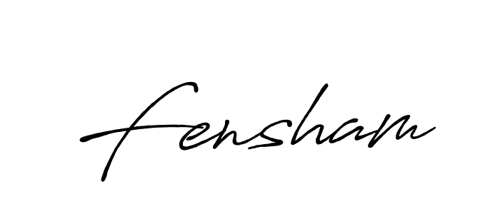 How to make Fensham signature? Antro_Vectra_Bolder is a professional autograph style. Create handwritten signature for Fensham name. Fensham signature style 7 images and pictures png