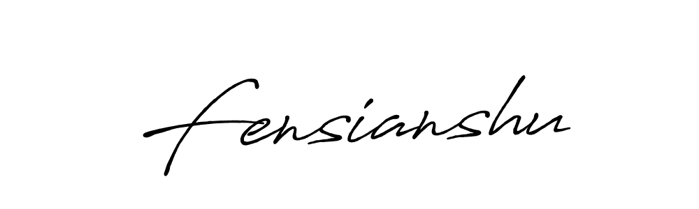 Design your own signature with our free online signature maker. With this signature software, you can create a handwritten (Antro_Vectra_Bolder) signature for name Fensianshu. Fensianshu signature style 7 images and pictures png