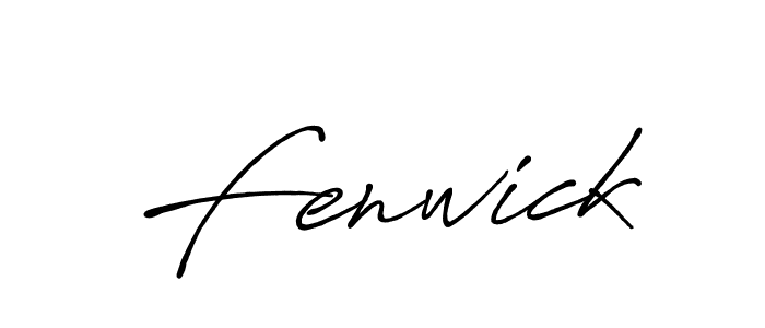Fenwick stylish signature style. Best Handwritten Sign (Antro_Vectra_Bolder) for my name. Handwritten Signature Collection Ideas for my name Fenwick. Fenwick signature style 7 images and pictures png