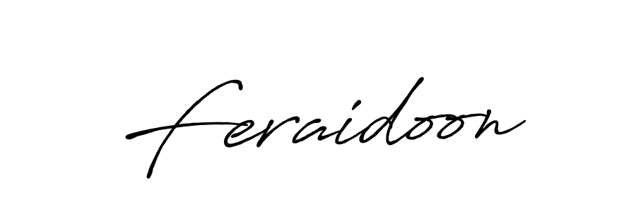 How to make Feraidoon name signature. Use Antro_Vectra_Bolder style for creating short signs online. This is the latest handwritten sign. Feraidoon signature style 7 images and pictures png