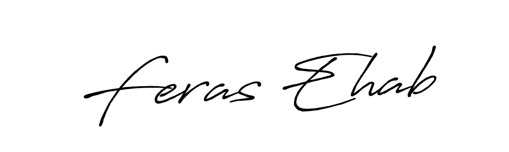 How to Draw Feras Ehab signature style? Antro_Vectra_Bolder is a latest design signature styles for name Feras Ehab. Feras Ehab signature style 7 images and pictures png