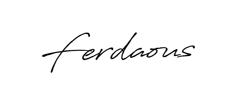 How to Draw Ferdaous signature style? Antro_Vectra_Bolder is a latest design signature styles for name Ferdaous. Ferdaous signature style 7 images and pictures png