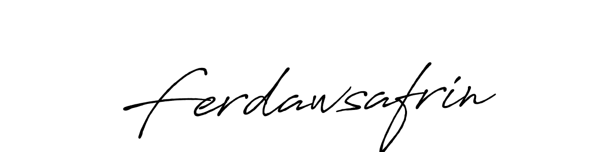 How to make Ferdawsafrin signature? Antro_Vectra_Bolder is a professional autograph style. Create handwritten signature for Ferdawsafrin name. Ferdawsafrin signature style 7 images and pictures png
