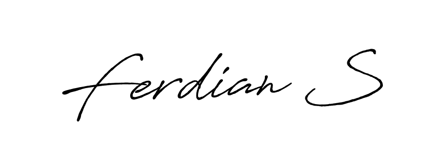 Best and Professional Signature Style for Ferdian S. Antro_Vectra_Bolder Best Signature Style Collection. Ferdian S signature style 7 images and pictures png
