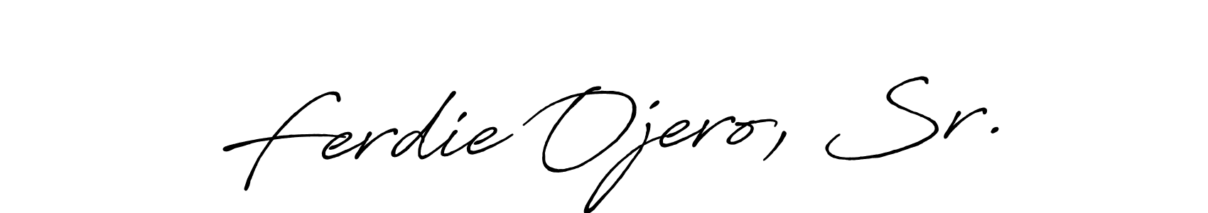 Once you've used our free online signature maker to create your best signature Antro_Vectra_Bolder style, it's time to enjoy all of the benefits that Ferdie Ojero, Sr. name signing documents. Ferdie Ojero, Sr. signature style 7 images and pictures png