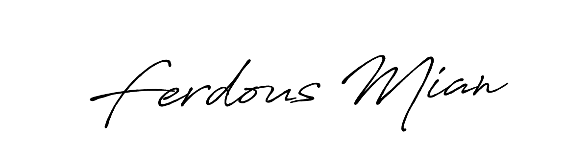 if you are searching for the best signature style for your name Ferdous Mian. so please give up your signature search. here we have designed multiple signature styles  using Antro_Vectra_Bolder. Ferdous Mian signature style 7 images and pictures png