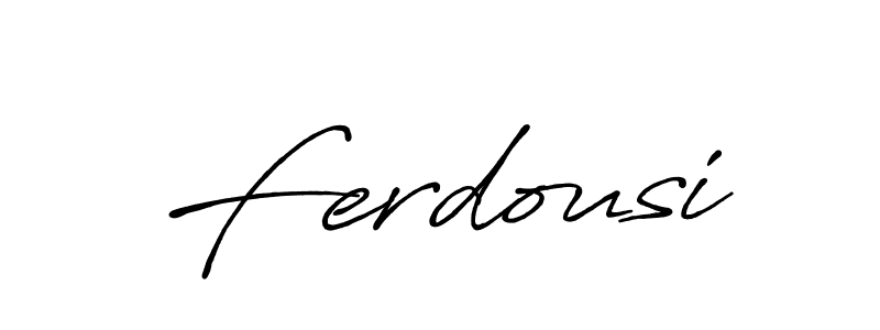 How to Draw Ferdousi signature style? Antro_Vectra_Bolder is a latest design signature styles for name Ferdousi. Ferdousi signature style 7 images and pictures png