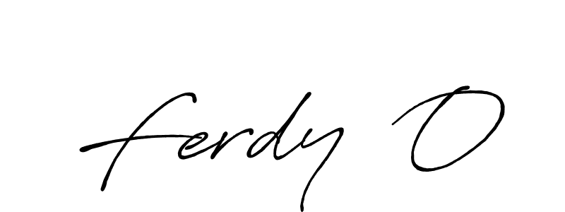 Make a beautiful signature design for name Ferdy  O. With this signature (Antro_Vectra_Bolder) style, you can create a handwritten signature for free. Ferdy  O signature style 7 images and pictures png