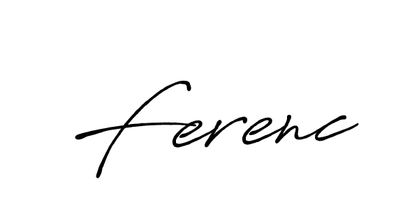 if you are searching for the best signature style for your name Ferenc. so please give up your signature search. here we have designed multiple signature styles  using Antro_Vectra_Bolder. Ferenc signature style 7 images and pictures png