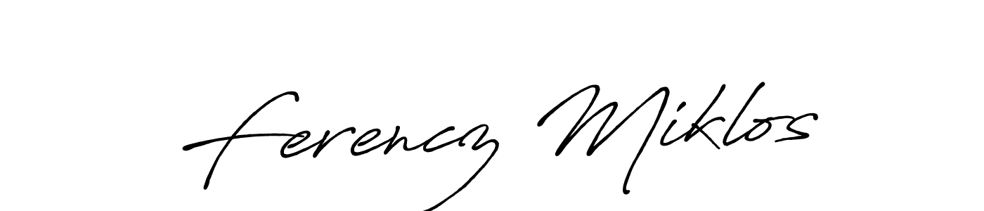 Make a beautiful signature design for name Ferencz Miklos. Use this online signature maker to create a handwritten signature for free. Ferencz Miklos signature style 7 images and pictures png