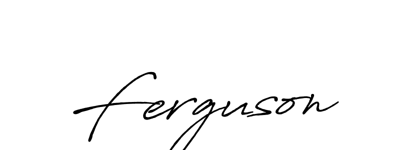 Design your own signature with our free online signature maker. With this signature software, you can create a handwritten (Antro_Vectra_Bolder) signature for name Ferguson. Ferguson signature style 7 images and pictures png