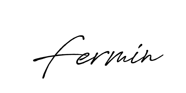 Make a beautiful signature design for name Fermin. Use this online signature maker to create a handwritten signature for free. Fermin signature style 7 images and pictures png