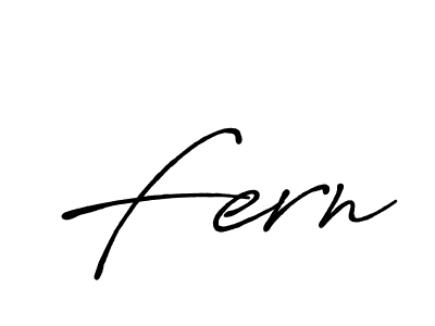 Design your own signature with our free online signature maker. With this signature software, you can create a handwritten (Antro_Vectra_Bolder) signature for name Fern. Fern signature style 7 images and pictures png