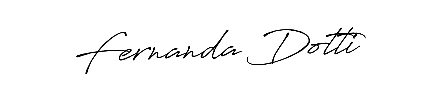 How to make Fernanda Dotti name signature. Use Antro_Vectra_Bolder style for creating short signs online. This is the latest handwritten sign. Fernanda Dotti signature style 7 images and pictures png
